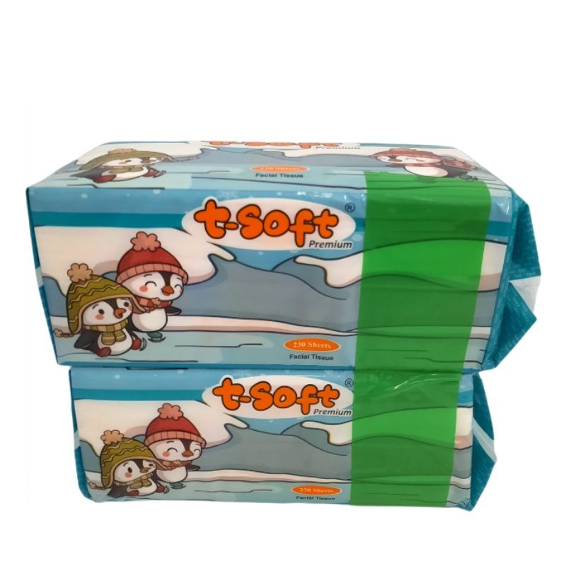 Tissue T-Soft Premium BANDED - isi 230 Sheets