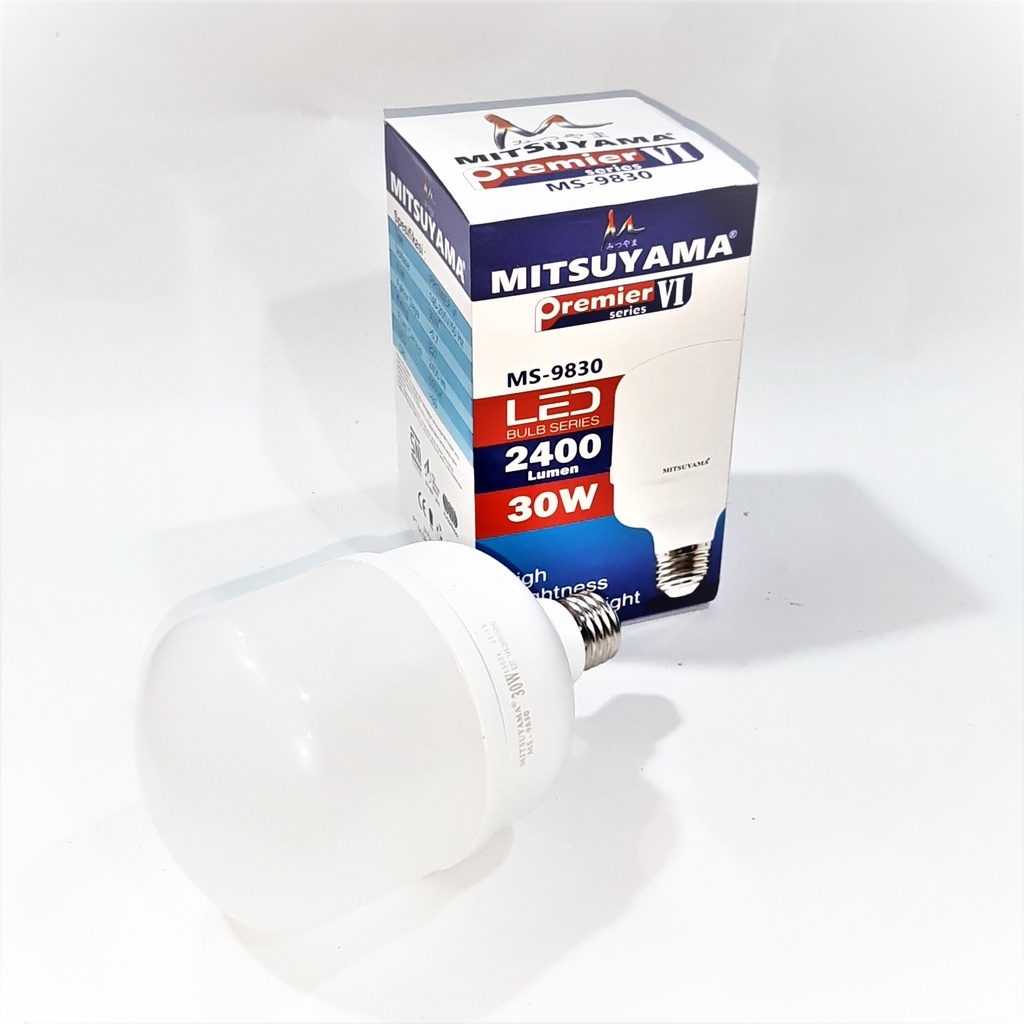 Bohlam Fitting LED Super Terang Mitsuyama 30 Watt Hemat Energy MS-9830