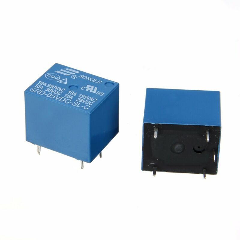 SRD-05VDC-SL-C Relay 5V DC 5 Pin PCB 10A Original Songle