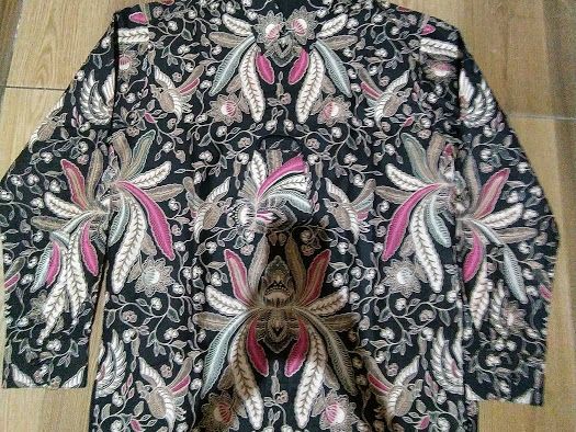 Atasan Kemeja Batik Aluna Katun Pria Lengan Panjang Premium Hem Batik Cowok Original Solo Pcw 013