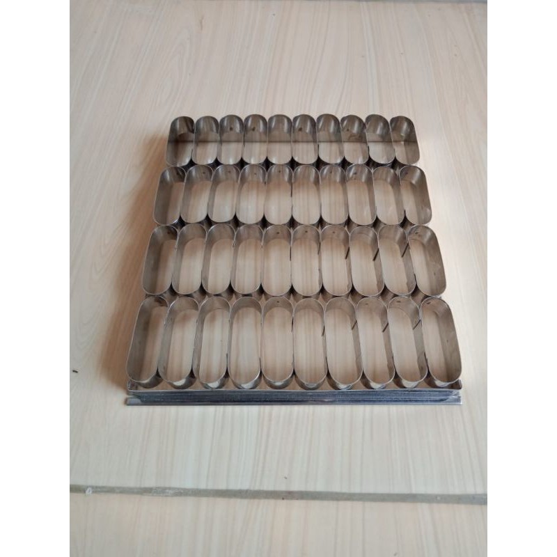 Cetakan Kastengel tanpa pegangan cetakan kue nastar bahan stainless