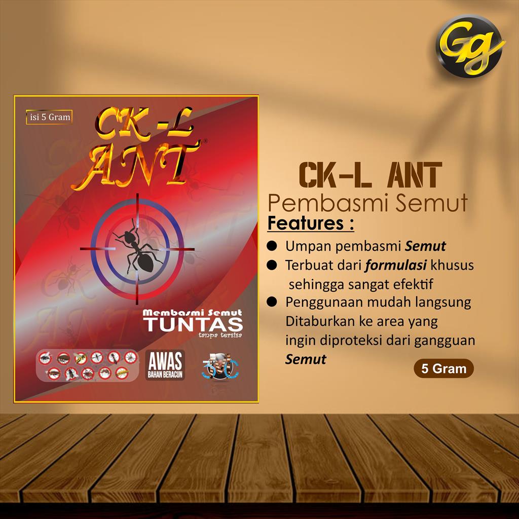 CK-L ANT PEMBASMI SEMUT 5 GRAM INSEKTISIDA