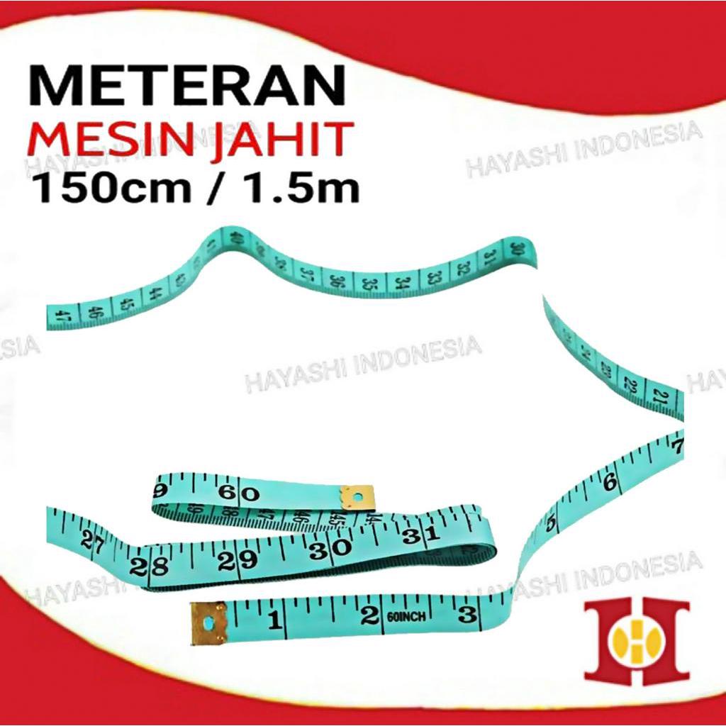 Meteran Kain Baju Badan 150cm Tailor Tape-12 pcs