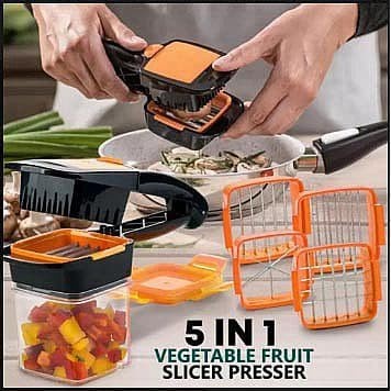 HARGA PROMO BISA COD!! Alat Pemotong Sayur Buah Serbaguna New Nicer Dicer Quick 5 in 1