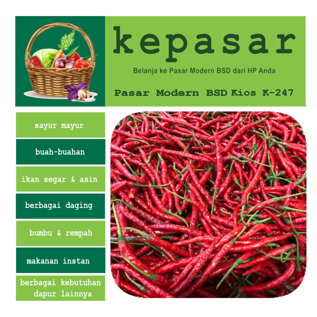 

Cabe Merah Keriting 100g