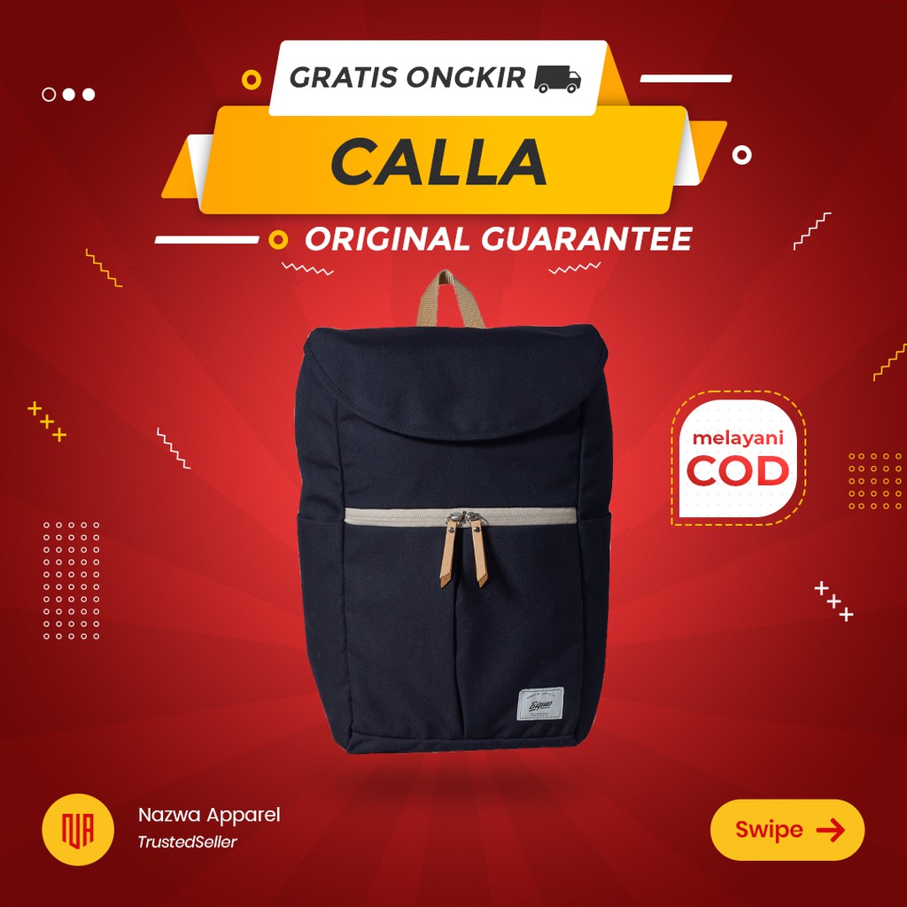 TAS RANSEL BACKPACK BIGMO CALLA BLACK
