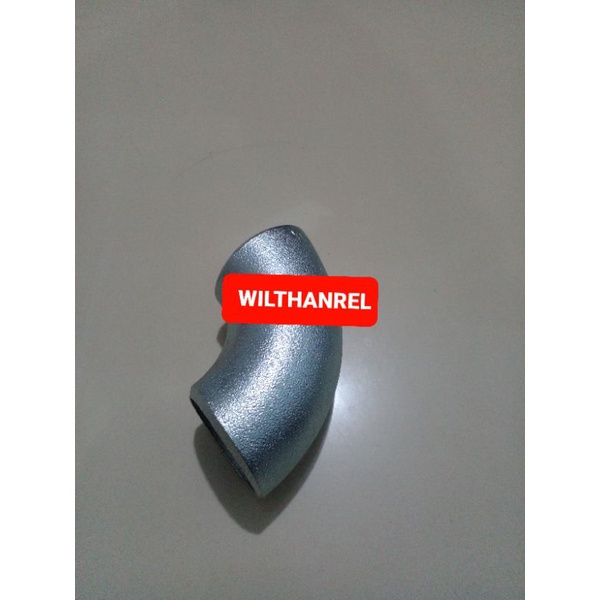 elbow sgp galvanis 2 1/2" sambungan pipa las