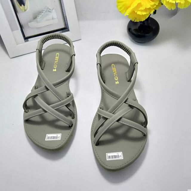 mqstars-Sandal Tali Silang  Slip Wanita terbaru