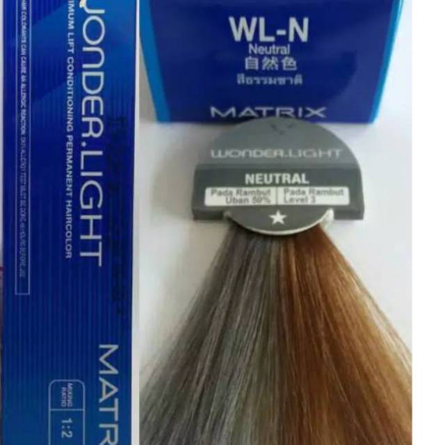 90 Ml Cat Rambut Permanen Wonder Light Matrix Cat Matrix Wl N Shopee Indonesia