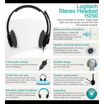 logitech h250