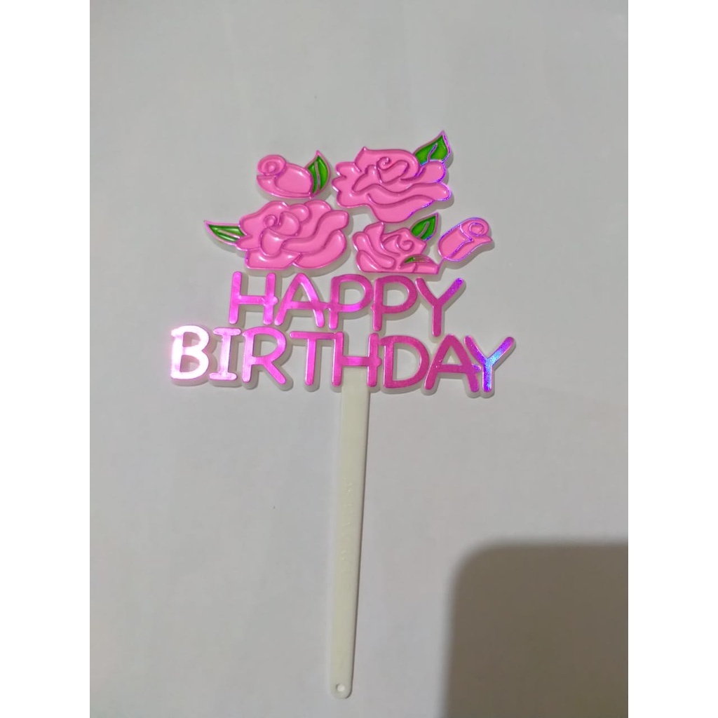 Tusukan Hiasan Kue - Cake Topper HBD