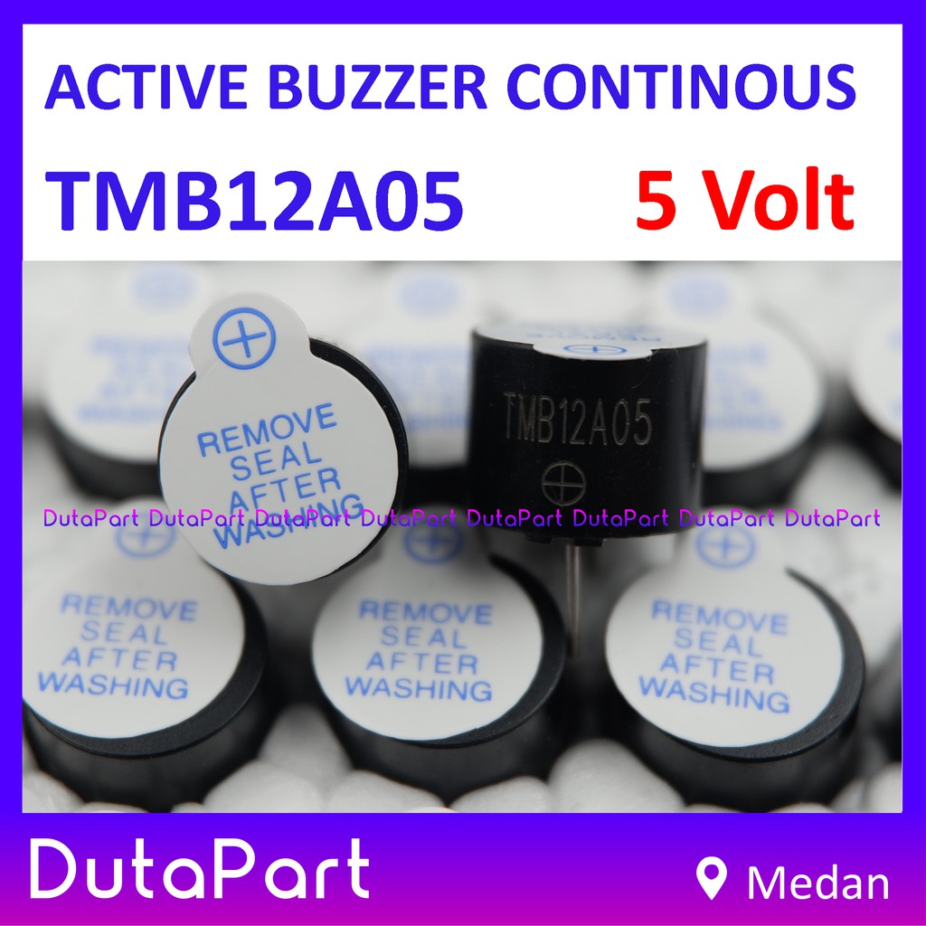 Active Buzzer 5V TMB12A05 Continous Beep Piezo Speaker Mini BODY SOLID