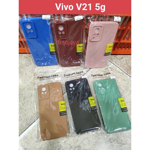 softcase Vivo V21 5g silikon Casing Selicon Case Macaron Pro Camera