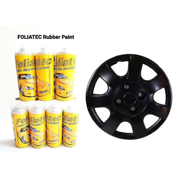 

Rubber Paint Spray Cat Karet FOLIATEC Matte Black