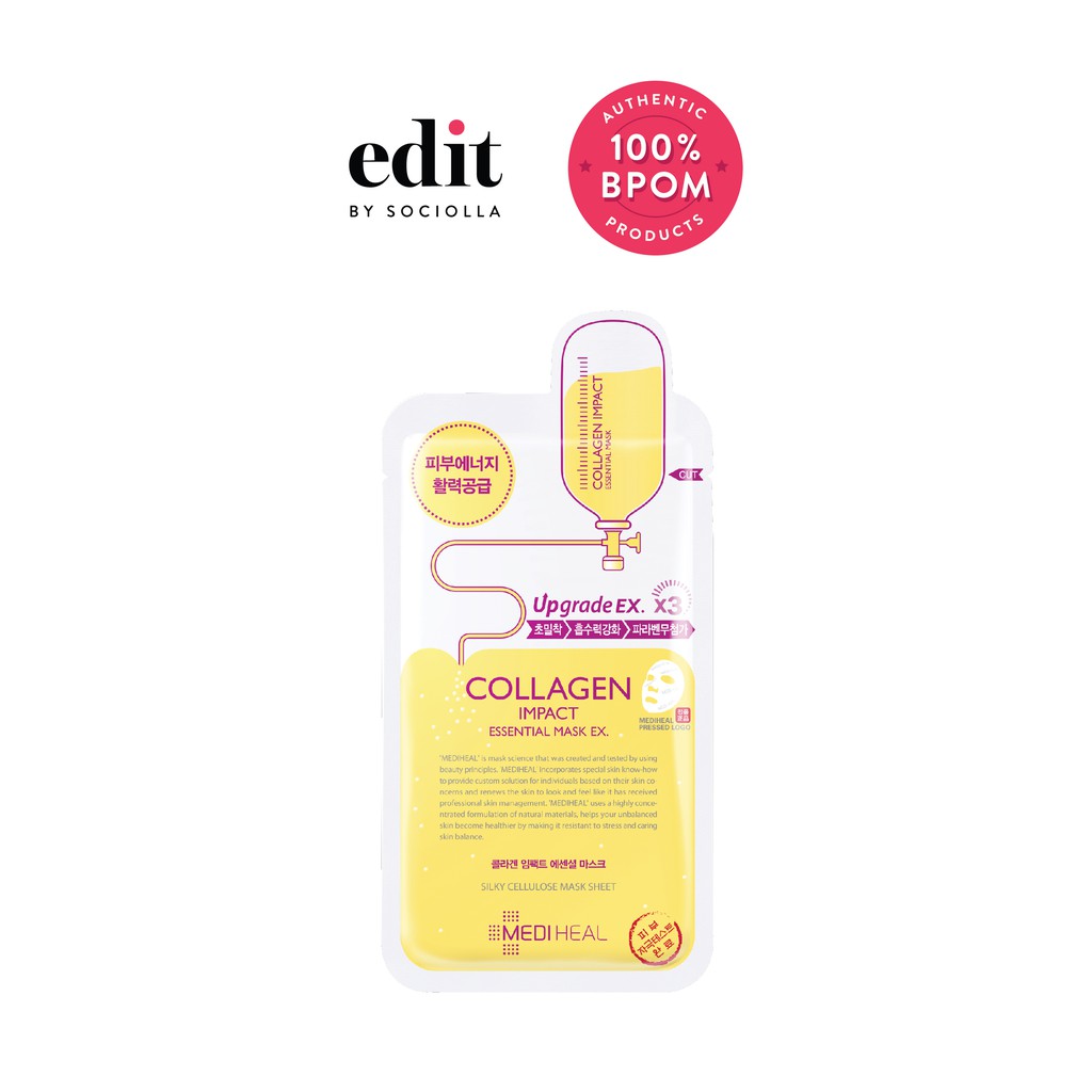 

Mediheal Collagen Impact Essential Mask EX - Variant - Single Piece - Edit by Sociolla