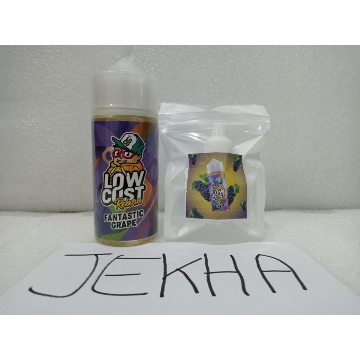 ECER ECERAN KETENGAN JBL LOWCOST REBORN FANTASY GRAPE 3MG LIQUID VAPE