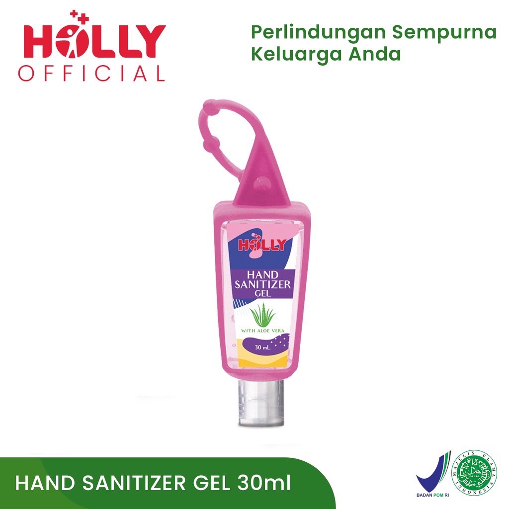 Holly Hand Sanitizer Gel Rubber 30 ml