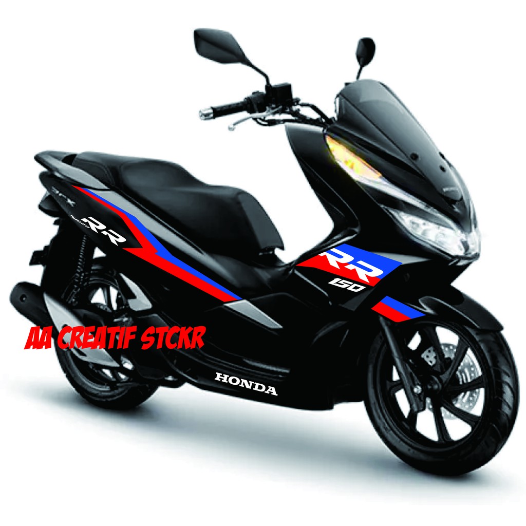 cutting sticker honda pcx model moge bmw s1000