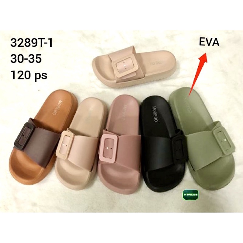 Sandal Slop Gesper Tebal 2cm BEST SELLER Import Morego 3289T-1