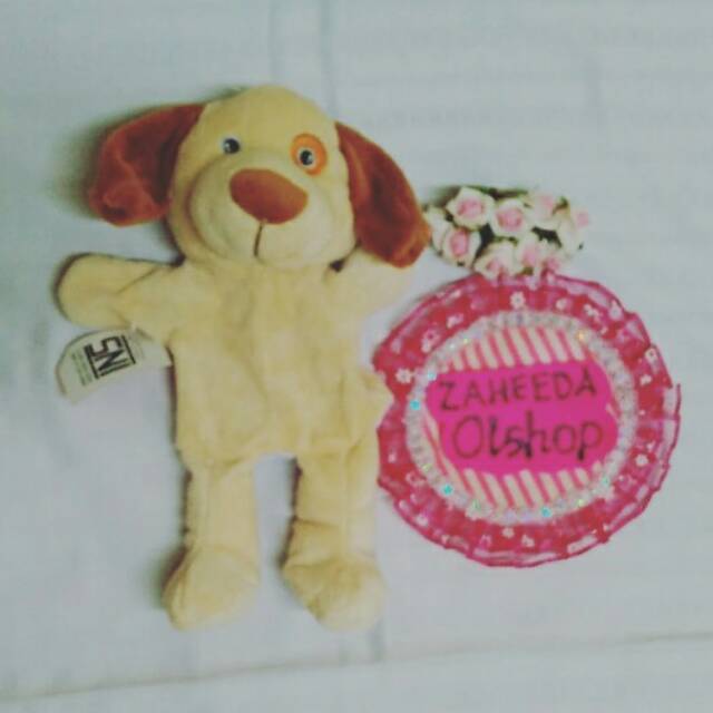 Jual Hand Puppet Boneka Tangan Binatang Kelinci Bebek Gajah Sapi