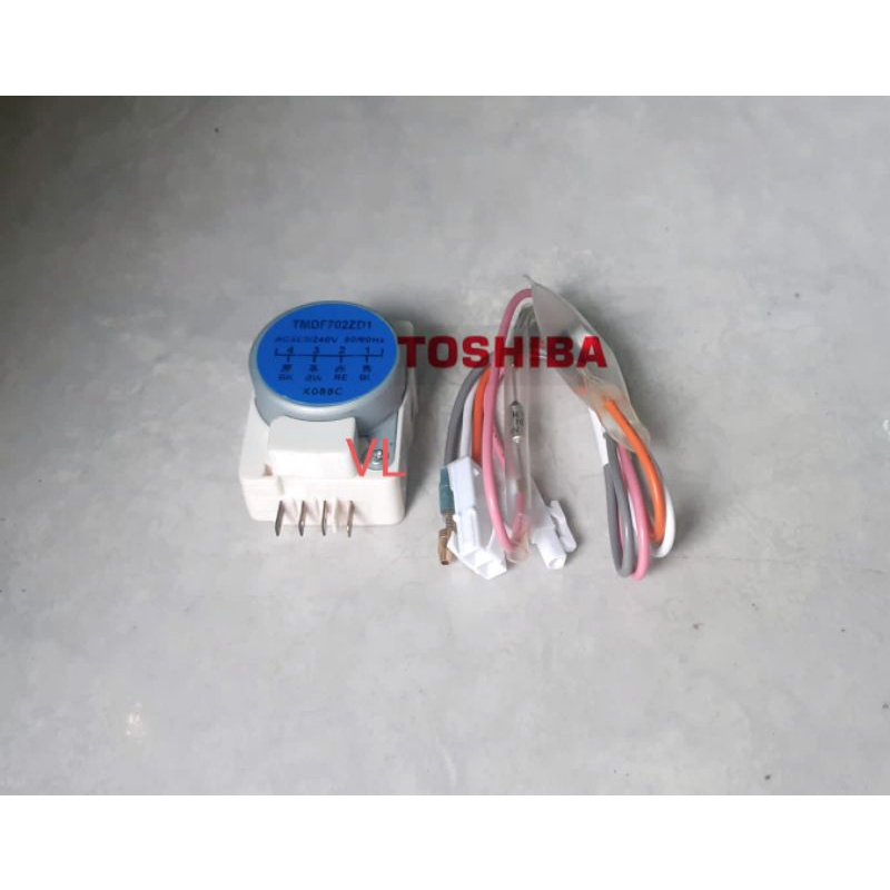 Timer defrost fuse kulkas Toshiba 2 pintu 1 set