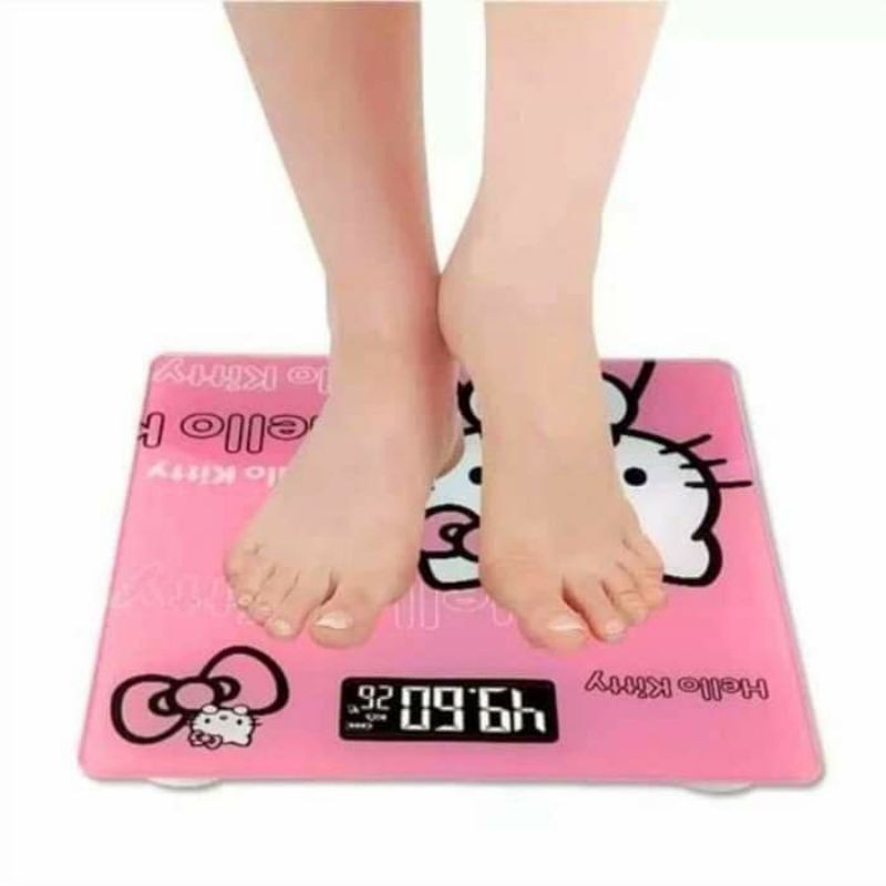 Timbangan Berat Badan Karakter Kesehatan Digital Karakter Hello Kitty Doraemon Bisa Dipakai Untuk BB 180KG