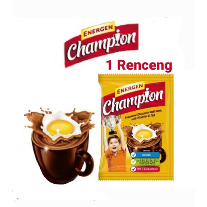 Jual Energen Champion Renceng Energen Champion Powdered Chocolate