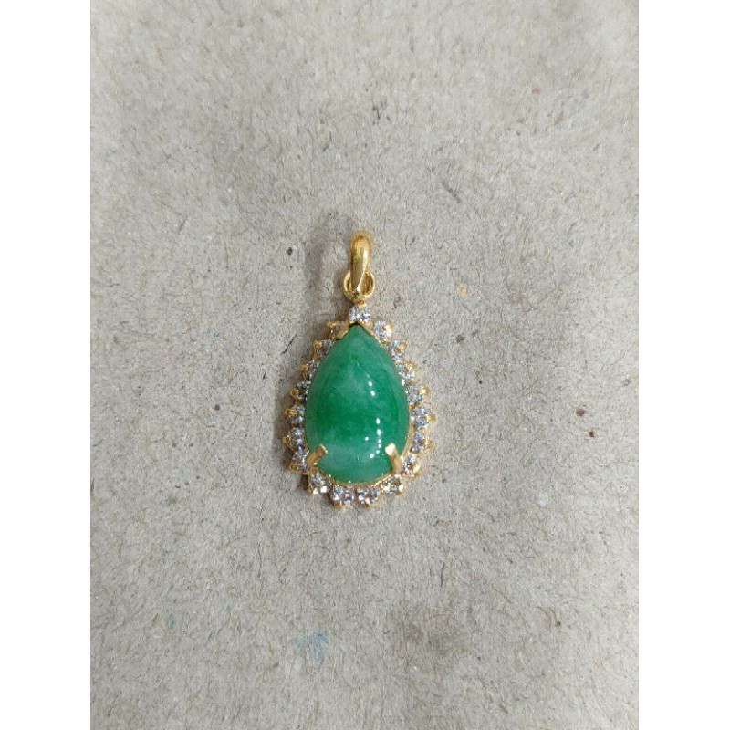 liontin giok labu 2 gram emas muda