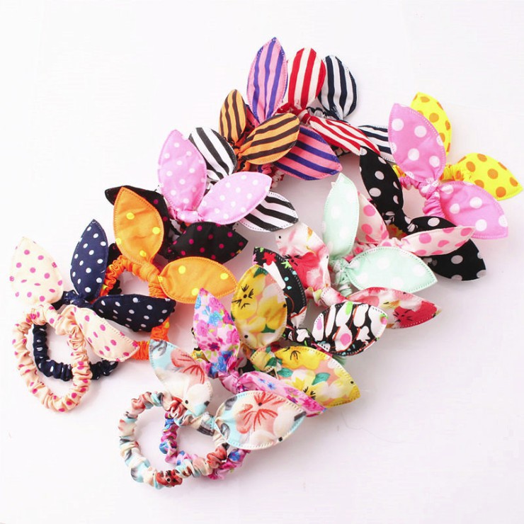 IKAT RAMBUT CHIBI - RABBIT EARS - KUNCIR RAMBUT WANITA DAN ANAK IMPORT *VictoriaHouse*