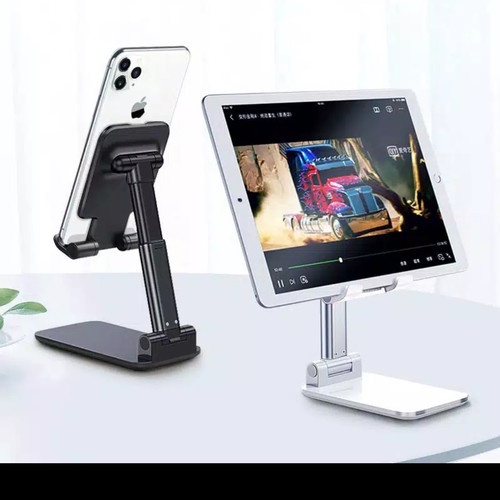 Liftable Foldable Phone Holder Stand Hp Di Meja Folding Desktop Holder Meja Stand Hp Dudukan Lipat Portabel Best Quality