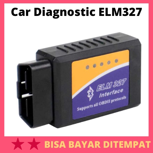 Diagmall Car Diagnostic ELM327 Bluetooth OBD2 V2.1 Test Tool / Alat Cek Tes Diagnostic Diagnostik De