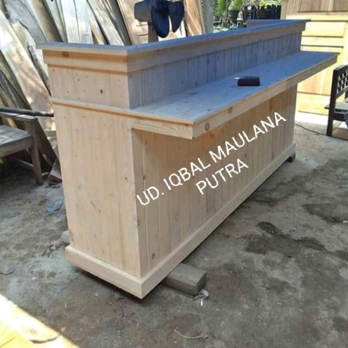 Jual Meja Bar Cafe Meja Bar Kayu Jati Belanda Sudah Di Finising Mengkilat Shopee Indonesia