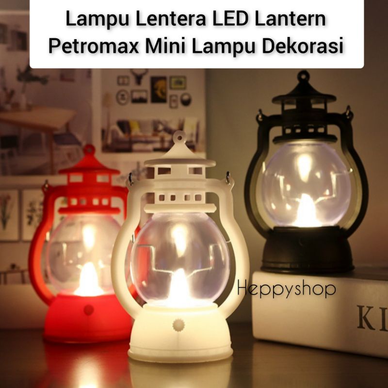 Lampu Lentera LED Lantern Petromax Mini Lampu Dekorasi