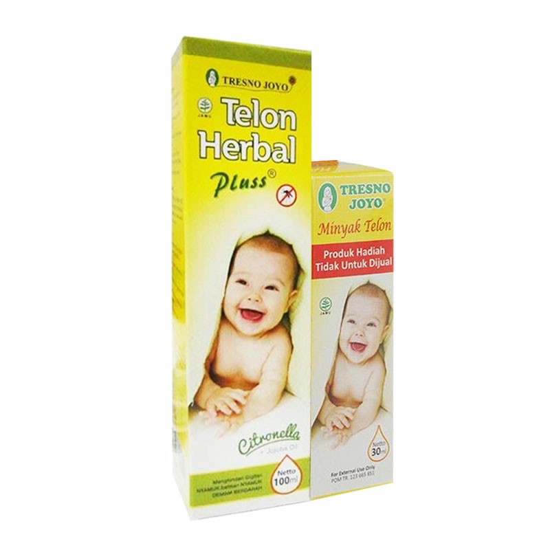 Tresno Joyo Minyak Telon Herbal Plus Citronella 100 Ml Free Minyak Telon 30 Ml Shopee Indonesia