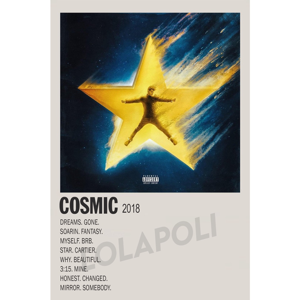 Poster Cover Album Cosmic - Bazzi