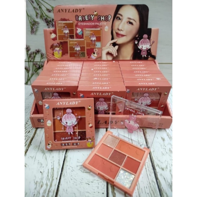 [ ECER ] ANYLADY SWEET PEACH LOVE &amp; GIRL  EYESHADOW