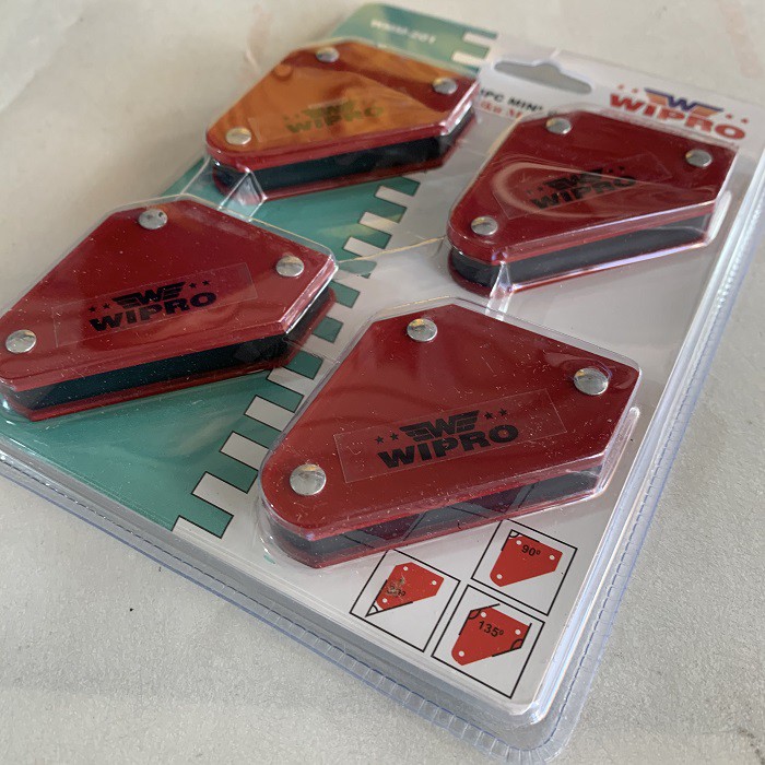 Wipro Magnet Siku Las 2-3/8 Inch 4 Pcs Mini Welding WMM-201