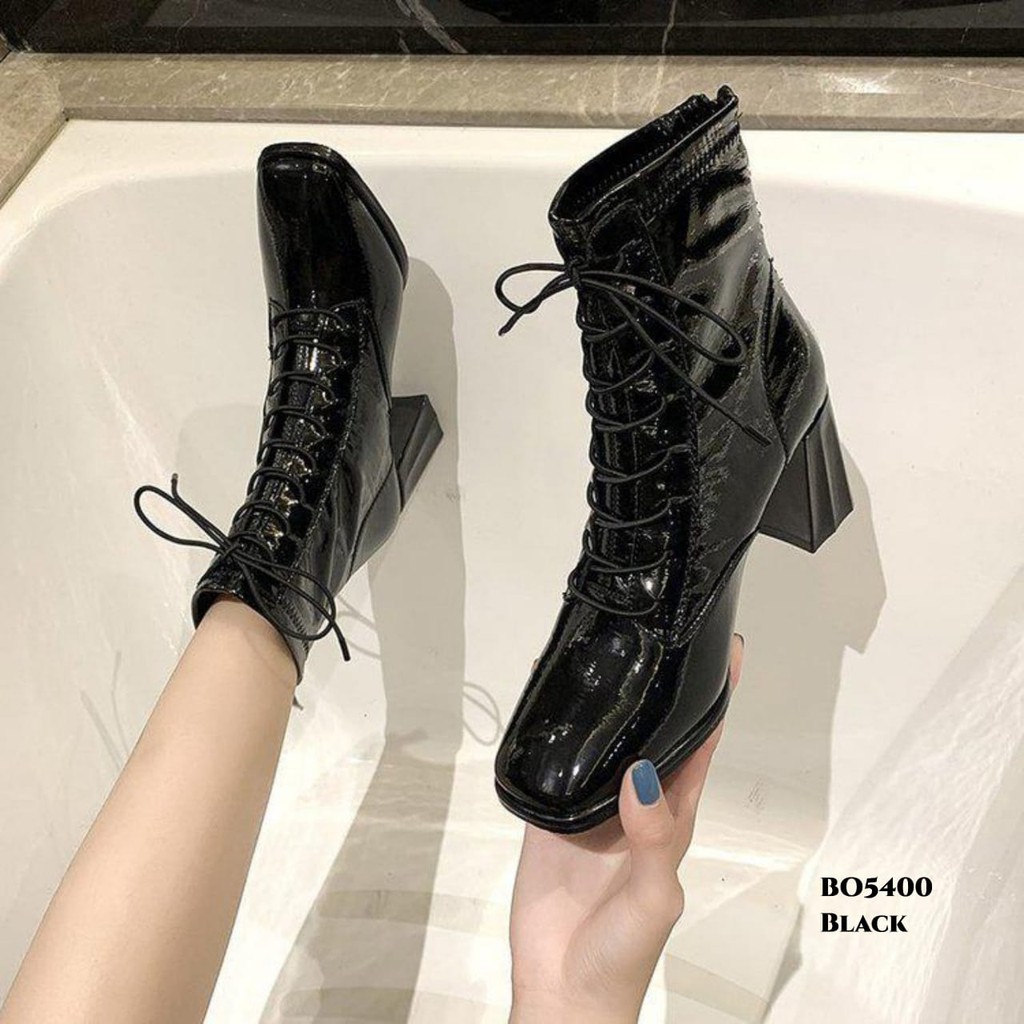 PRF Sepatu Heels Boots Korea BO5400