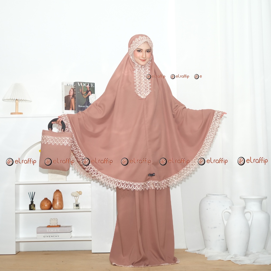 Mukena Dewasa 2 in 1 Katun Renda NadillaSeries