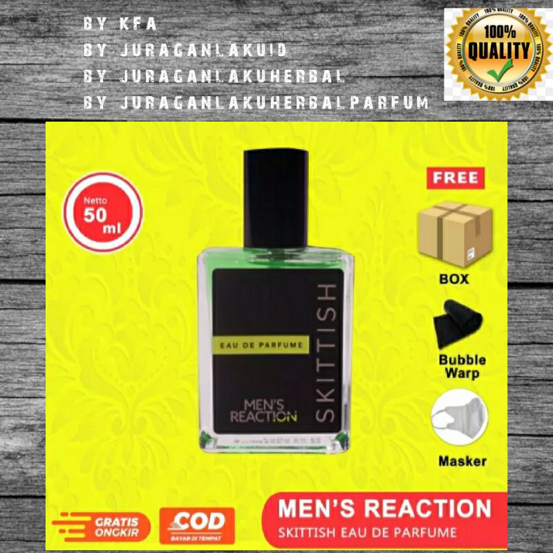 Mens Reaction parfume skittish