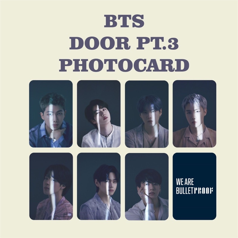 PHOTOCARD BTS PROOF CONCEPT FREE PHOTOCARD HOLDER