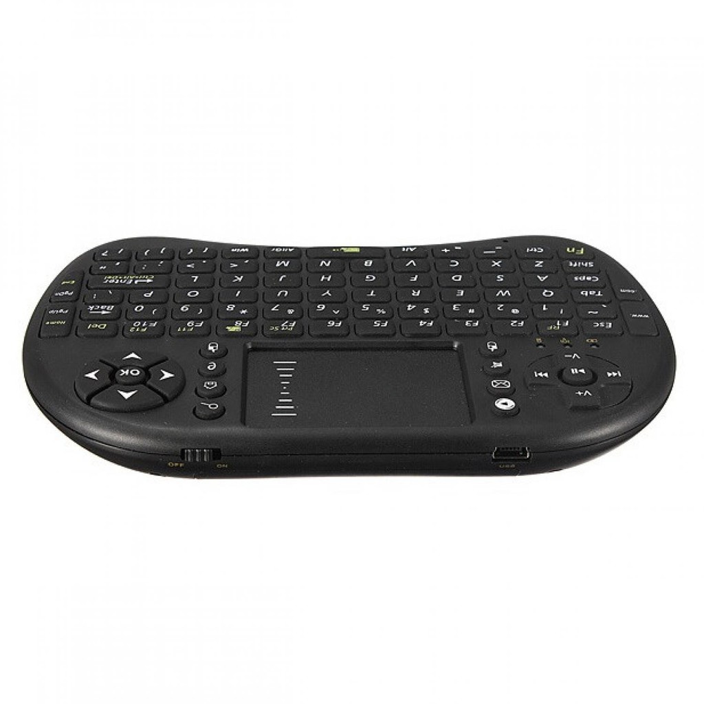 Bayar Ditempat Taffware Mini Keyboard Wireless 2.4GHz dengan Touch Pad &amp; Mouse - i8