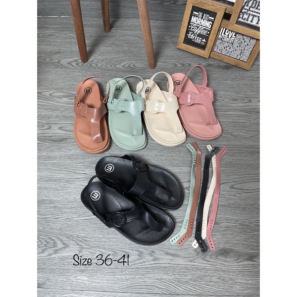 GJAZ SANDAL JELLY JEPIT TWO IN ONE IMPORT CODE JOANA