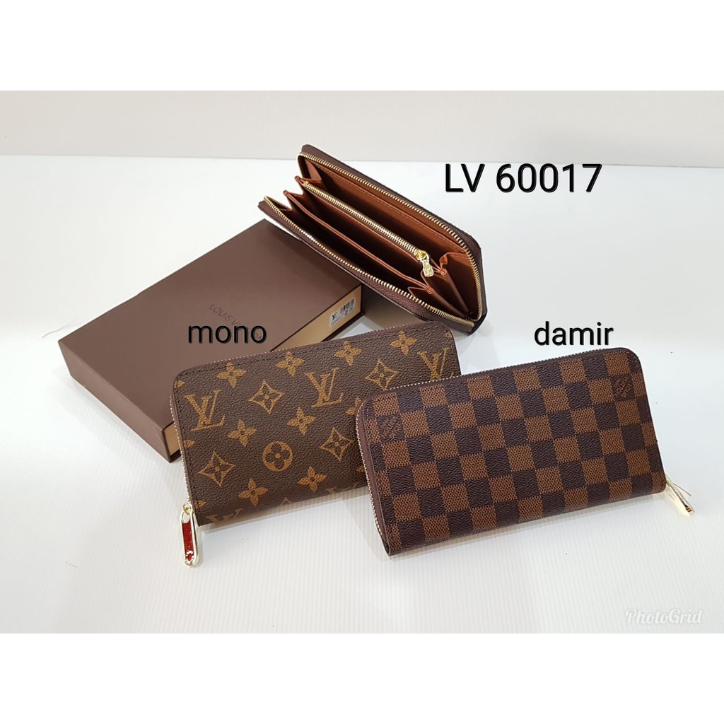 Dompet LV Resleting Mono & Damier