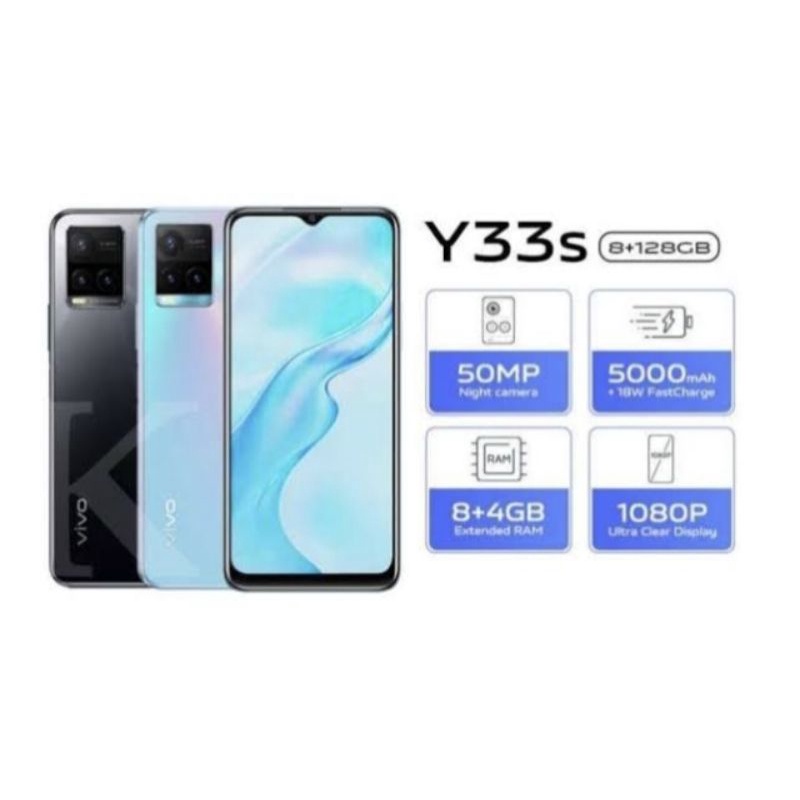 VIVO Y33s Extended Ram 8GB + 4GB