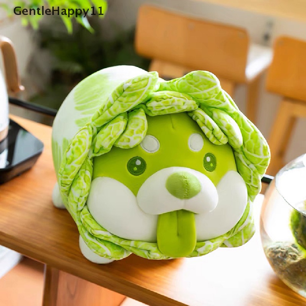 Gentlehappy Kubis Shiba Inu Anjing Lucu Peri Sayur Anime Mainan Mewah Boneka Berbulu