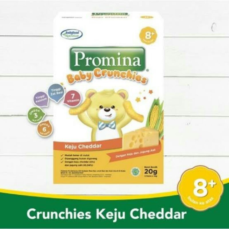 Promina Baby Crunchies cemilan anak snack anak biskuit bayi 2x10gr