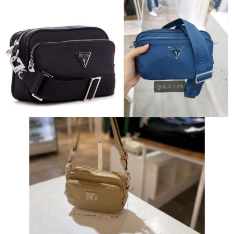 GUESS - LITTLE BAY CROSSBODY CAMERA BAG / TAS GUESS WANITA ORIGINAL