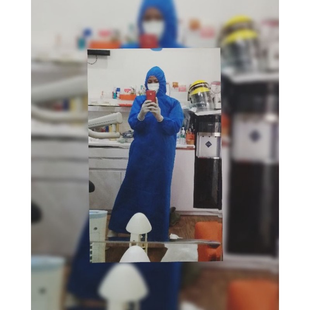 Baju APD surgical gown gamis