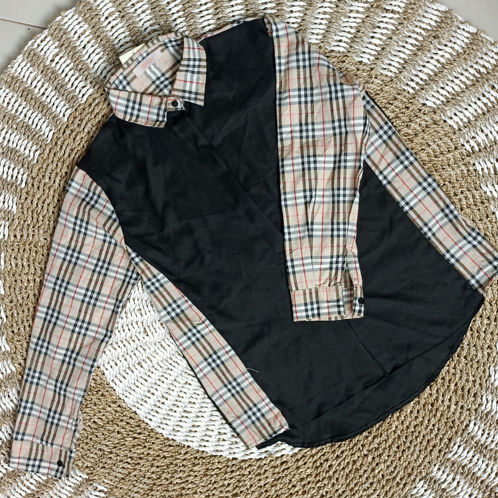 CATHERINE - XENIA BLOUSE/BLOUSE WANITA/BLOUSE KATUN MIX KOTAK